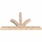 Ekena Millwork Richland Smooth Timber Gable Bracket, Douglas Fir, 84"W x 49"H x 5 1/2"D x 5 1/2"F, 14/12 Pitch GBW084X49X0606RIC00SDF - alternate 5